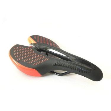 Imagem de Selim Gts Vazado C/Led Usb Embutido Laranja Recarregavel