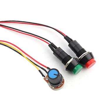 Imagem de Fafeicy Controlador de Velocidade do Motor DC PWM Regulador DC6V 9V 12V 24V 3A Módulo de Motor de Motor Haste Elétrica de Push Electric
