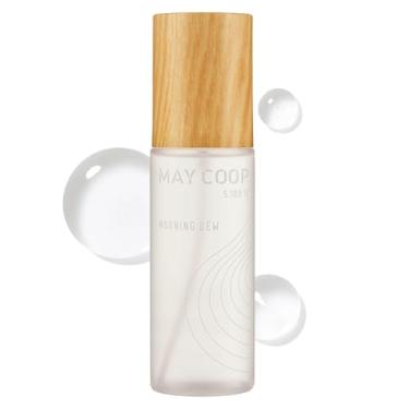 Imagem de MAY COOP Raw Morning Dew Face Mist – Spray facial hidratante coreano com 87% de água de bordo e ácido hialurônico – Fórmula refrescante e leve para peles sensíveis, 7 ml
