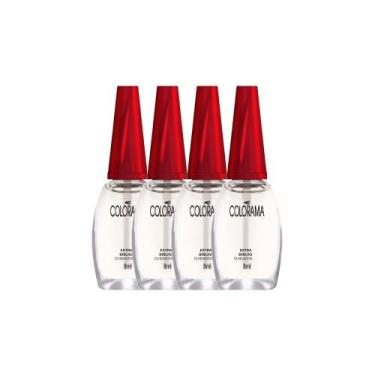 Imagem de Kit 4 Esmalte Colorama Cuidados Extra Brilho com 8ml