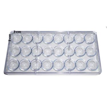 Imagem de Forma Reutilizável Chocolate 24 Bolinhas de Futebol 3cm - Prime Chef