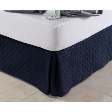 Imagem de Saia Para Cama Box Casal King Matelada Microfibra - Cortinas Ibitinga,