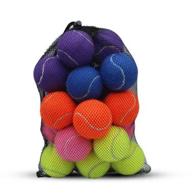Imagem de Pacote de 20 bolas de tênis SHYUJAJIE Training para iniciantes e anima