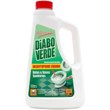 Imagem de Desentupidor Líquido Diabo Verde 1l - Nobel do Brasil