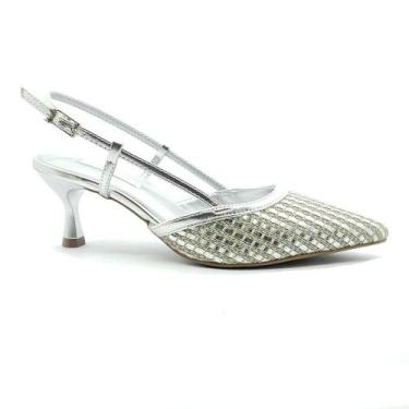 Imagem de Sapato Via Marte Feminino 155-022, 35, Prata