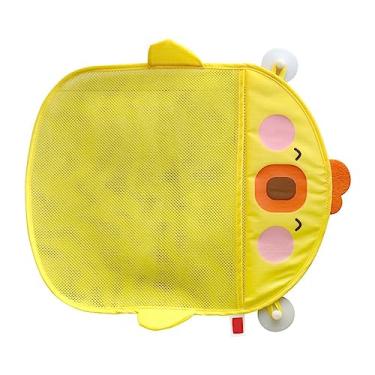 Imagem de Zhjvihx Saco de Penduramento de Brinquedo de Banho de bebê, Copos de Sucção de Bolsa de Brinquedos para Uso do Banheiro para Uso do Banheiro (Amarelo)