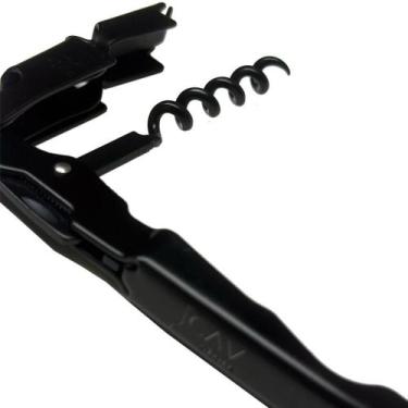 Imagem de SacaRolhas Profissional Pulltap Preto  Compacto, Eficiente e Resistent