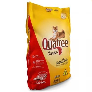 Imagem de Ração Quatree Cães Adultos Todas as Raças Sabor Carne 15kg - GRANVITA