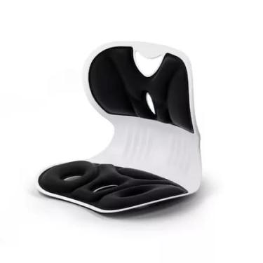 Imagem de Almofada Ergonômica para Cadeira, Suporte Lombar, Memory Foam 5D, 30x35x33cm, Tecido 3D Respirável