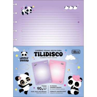 Imagem de Refil para Tilidisco Universitário Lovely Friend 50 Folhas, Único