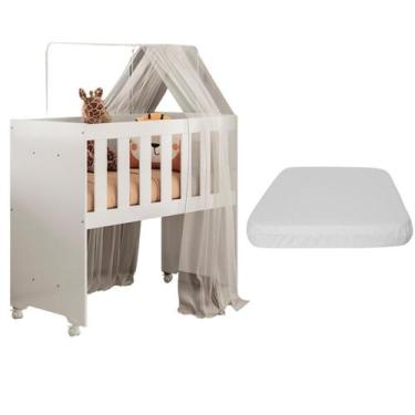 Imagem de Mini Berço Moisés Com Colchão Multiuso - Kaza Ecom