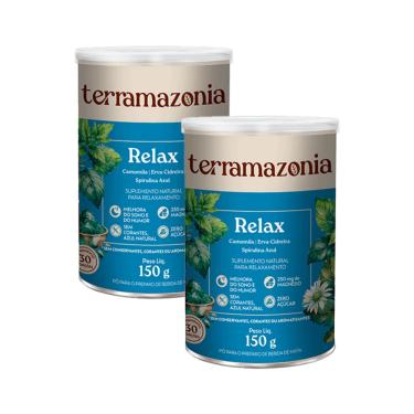 Imagem de Kit 2X: Relax Camomila, Erva Cidreira e Spirulina Azul Terramazonia 150g