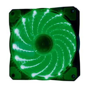 Imagem de Cooler Fan 120mm 15 Leds Verde F-20 OEX GAME