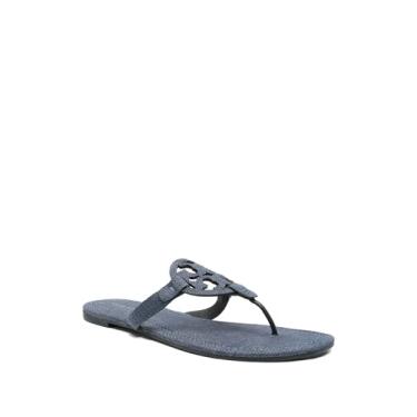Imagem de Tory Burch Sandália feminina jeans Miller, Denim Dusk, 36