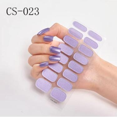 Imagem de Adesivo Gel Para Unhas Esmalte Autocolante Nail Art Luz Uv - Katheon, 