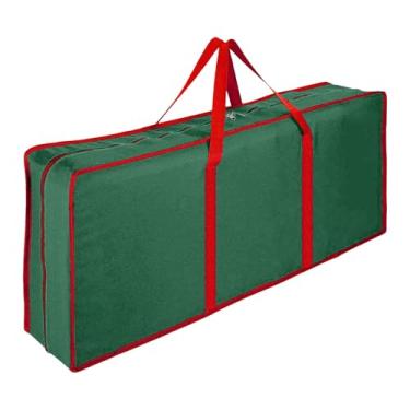 Imagem de AFXGUSD Organizador de Embrulho para Presente, Saco de Armazenamento, Embalagem de Natal, Suporte de Embrulho de Presente, Recipiente de Papel Feito de Tecido, Verde, Tamanho real