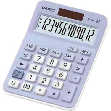 Imagem de Calculadora de Mesa Casio MX12B-GN 12 Digitos Roxo