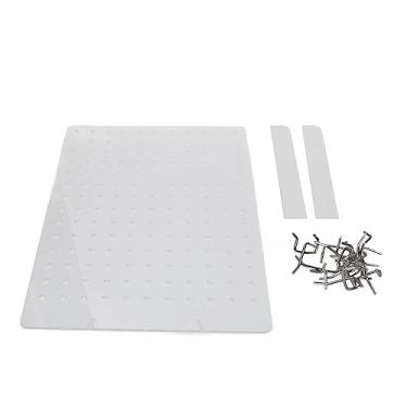 Imagem de Acrílico Pegboard Display Stand Transparente Jóias Organização Artesanato Show Peg Board Rack Stand para Brincos Colares Chaveiros Home Shop Display 40 x 30cm