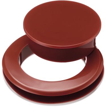 Imagem de Jetec Anel de guarda-chuva de mesa de pátio de 5 cm com conjunto de tampa de silicone transparente mais espesso conjunto de plugue e tampa para pátio ao ar livre, jardim, praia, guarda-chuva, plugue