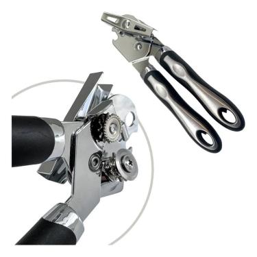 Imagem de 2X Abridor De Lata Aço Inox Americano Forte Robusto Multiuso