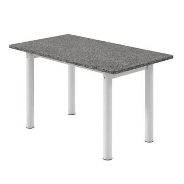 Imagem de Mesa para Sala de Jantar Tampo Granito 120x75cm - PAONANDA DECOR