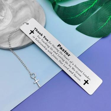 Imagem de Marcador de livro de agradecimento de pastor para mulheres, homens, presente para amantes de livros, presentes cristãos para pastores, presente de dia dos namorados, para esposa, escritura religiosa