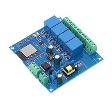 Imagem de Placa de Desenvolvimento, Com Módulo WiFi 4 Ways Relay, Flash 4M Grande, DC5-60V, para Controle Sem Fio Smart House