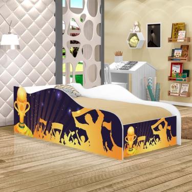 Imagem de Mini Cama Fun Campeonato De Futebol Infantil Com Colchão