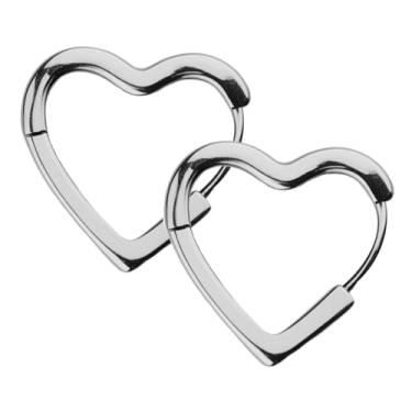 Imagem de Brincos de argola de coração, presente de aniversário para mulheres, meninas, mãe, filha, colega professora, adequado para Halloween, Dia dos Namorados, Natal, Ação de Graças, Páscoa, Small Heart