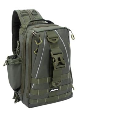 Imagem de MoiShow Mochila De Pesca Bolsa De Equipamento, Mochila De Pesca Com Suportes Para Vara Mochila Grande Caixa De Equipamento De Pesca De Armazenamento, Bolsa De Vara De Pesca Para Transportar Equipament