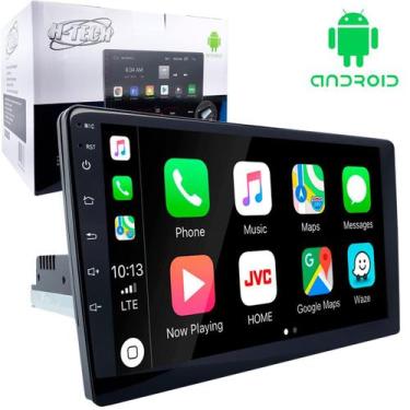 Imagem de Central Multimidia 9pol 1Din 2GB 32GB Android 12 Carplay Android Auto 