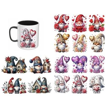 Imagem de KQ18011 UV DTF Cup Wraps adesivo de transferência impermeável para copos de vidro, móveis, artesanato, faça você mesmo, adesivos de transferência para garrafa de água DIY, decalque para laptop, carro