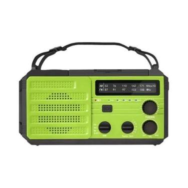 Imagem de Rádio Portátil Solar De Sobrevivência Com Manivela AM/FM, Carregador U