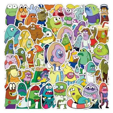 Imagem de Adesivos, anchovas, vinil impermeável, anime, 51 unidades - yiweisai