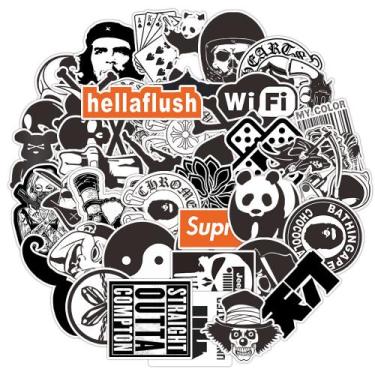 Imagem de Adesivos Hellaflushs Wifis, vinil impermeável, anime, 45 unidades - yi