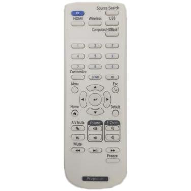 Imagem de INTECHING Controle remoto do projetor 223449100 para Epson EB-994F, EB-L690E, EB-L695SU, EB-L790U, Home Cinema 1100, PowerLite 1290/ L690E/ L690U/ L695SU/ L790U/ L795SE/ L890E/ L890E 895E, Pro EX9270