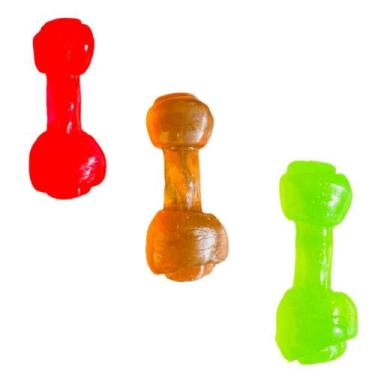 Imagem de Brinquedo Ossinho de Borracha Torp. Carne 1 Unidade Cores Sortidas - T