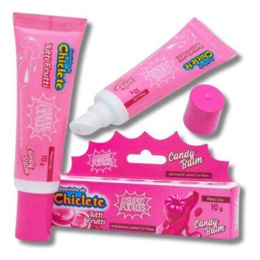 Imagem de Hidratante labial candy balm gloss chiclete tutti frutti - SUPER PODER