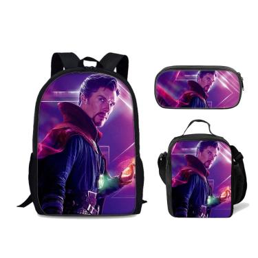 Imagem de Conjunto de mochilas escolares Doctors Stranges, 3 unidades para crianças