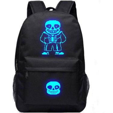 Imagem de Mochila escolar Undertales Luminous Anime para crianças