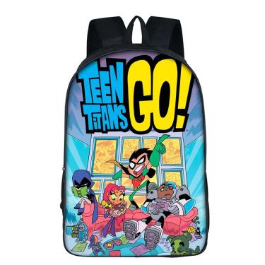 Imagem de Mochila escolar infantil Mochila escolar Teens Titans Kids