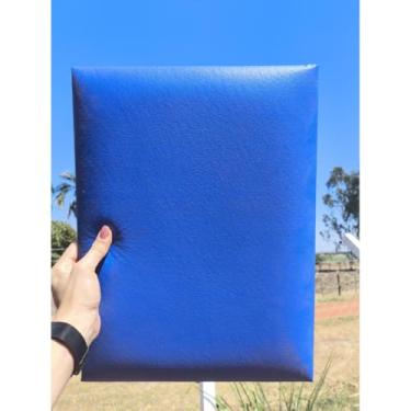 Imagem de Cabeceira Modular Estofada para Cama – Kit com 6, 8 ou 10 Módulos | Design Moderno, Conforto e Facilidade de Instalação | Ideal para Solteiro, Casal, Queen e King Size(Azul Royal-Courino,10)