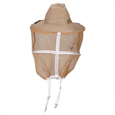 Imagem de BAFOVY Chapéu de Apicultor de Cowboy de Apicultura Com Véu para Proteção de Rosto Design de Linho de Algodão Respirável Projeto de Ombro de Ombro 360 ° Provo de Pesca à Prova de Caça