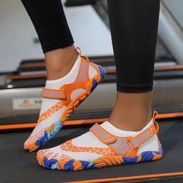 Imagem de Sapatos aquáticos masculinos e femininos, meias aquáticas, largas, para adultos, atléticos, caminhadas, praia, piscina, trilhas, Azul, 10 Women/9 Men