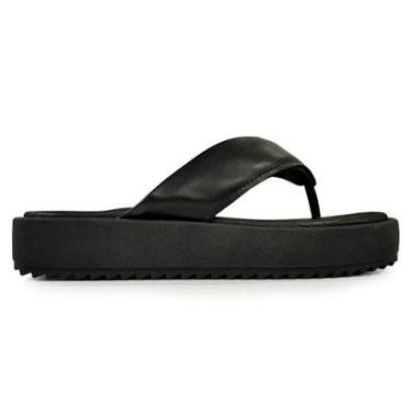 Imagem de Chinelo Tamanco Moleca De Dedo Flatform Conforto 5489 100-Feminino