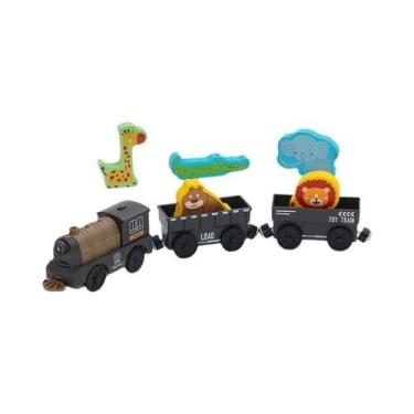 Imagem de Conjunto De Trem Elétrico Magnético Para Crianças, Compatível Com Toda
