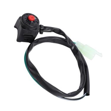 Imagem de aqxreight Interruptor de Montagem No Guidão de Motocicleta, Botão de Buzina Universal 22mm, Interruptor de Luz de Parada para Scooter Atv, Motos de Neve