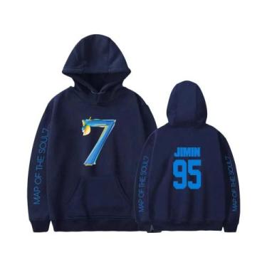 Imagem de Moletom JIMIN Map of Soul 7 Para Homens E Mulheres, Estilo Hip Hop Cas