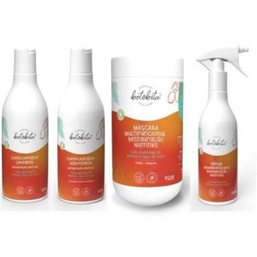 Imagem de Kit Restauração Nutritiva BetoBita Co-wash 4 itens