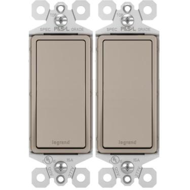 Imagem de Light Switch Pass e Seymour TM870NICC10 Níquel 15A 120V - Pass & Seymo